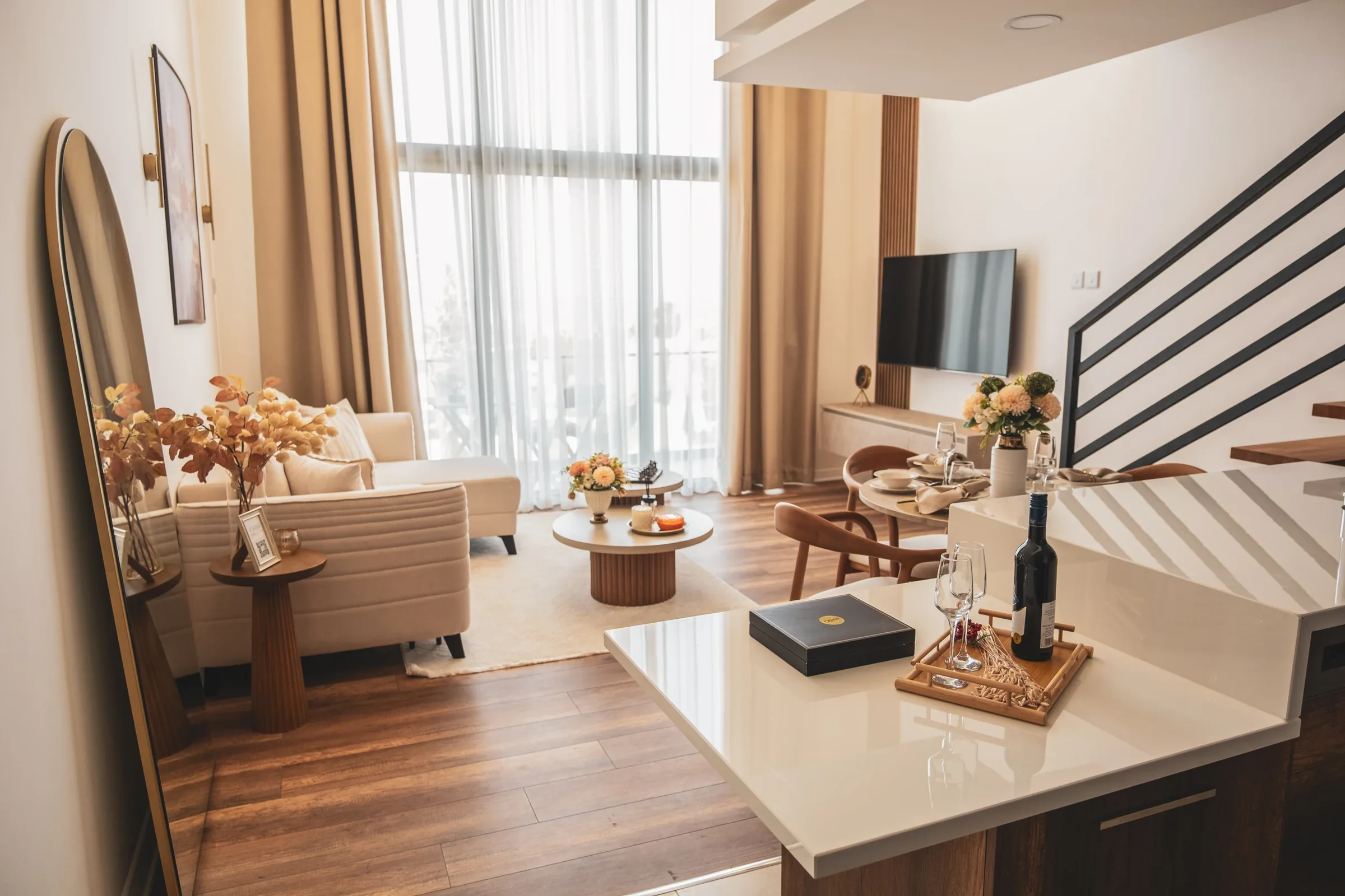 Reflection loft penthouse iç mekânı