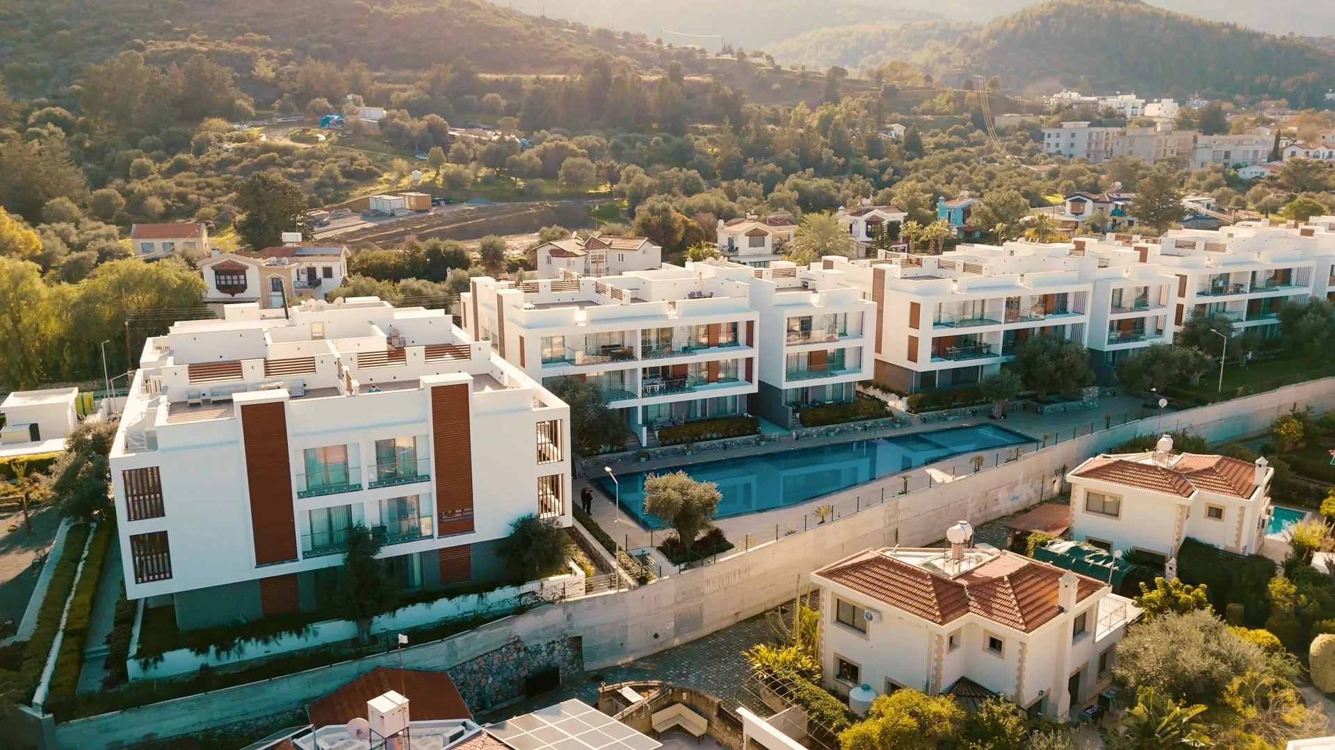 Olive Hill sitesi havadan